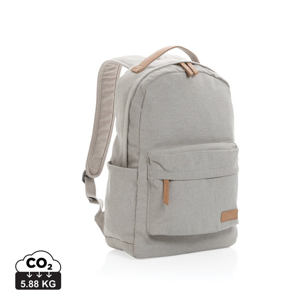 Impact AWARE™ 16 oz. recycled canvas backpack
