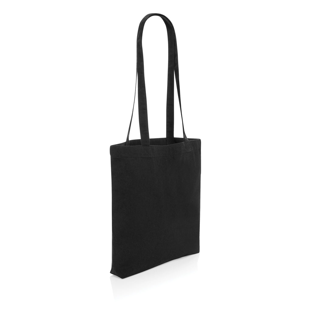 Impact AWARE™ recycled cotton tote 330 gsm - black, Recycled cotton