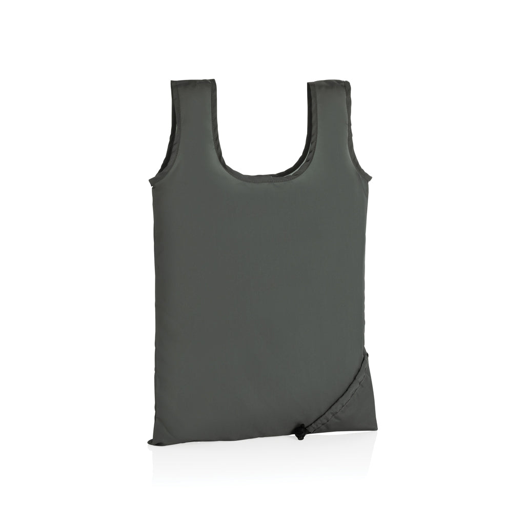 Impact AWARE™ RPET 190T foldable shopper - anthracite, rPET