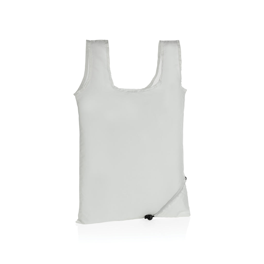 Impact AWARE™ RPET 190T foldable shopper - white, rPET