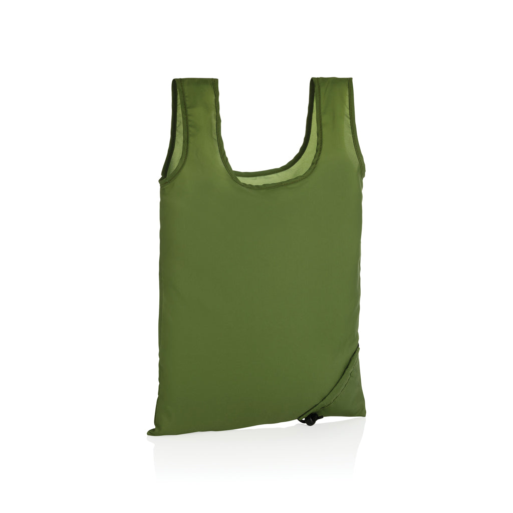 Impact AWARE™ RPET 190T foldable shopper - green, rPET