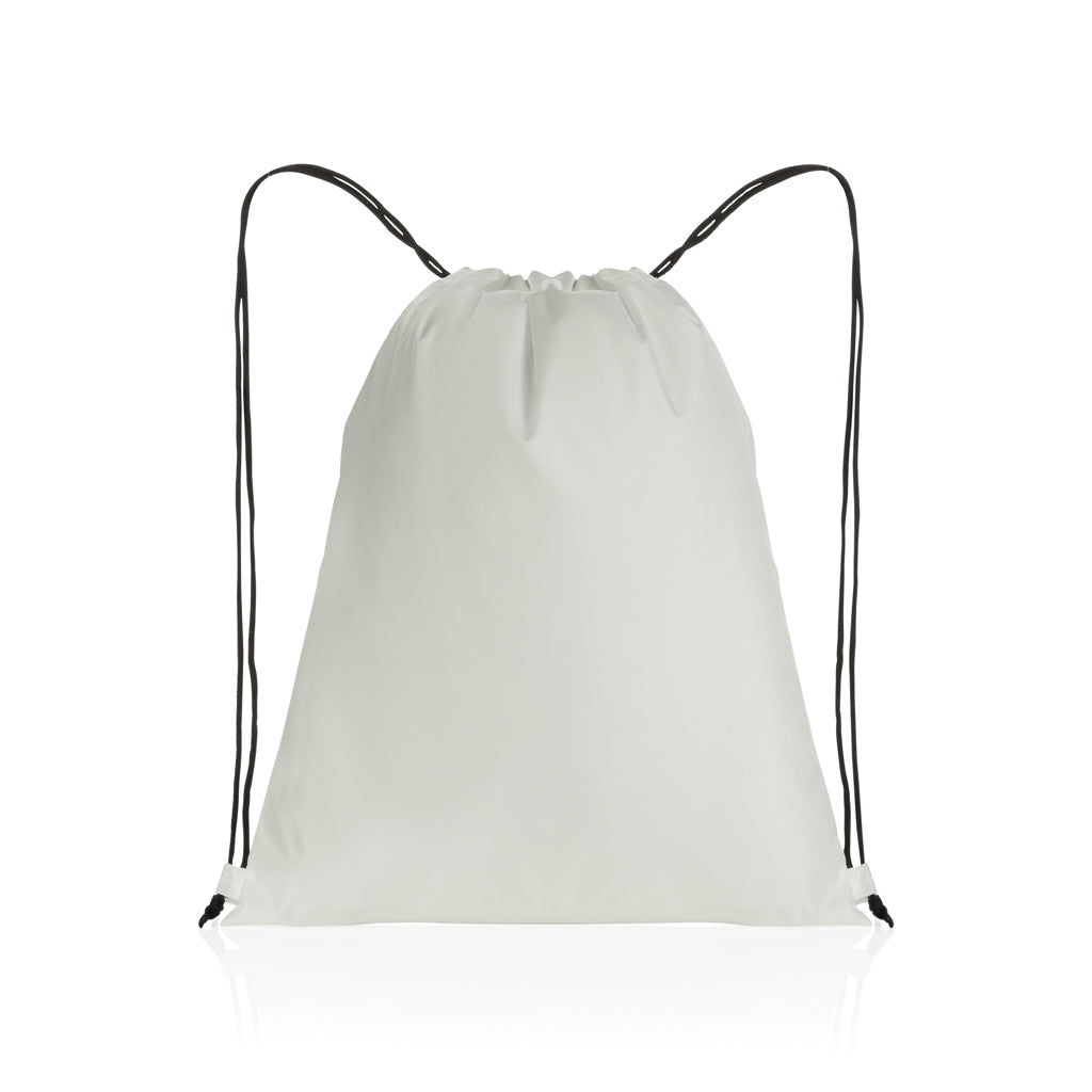 Impact AWARE™ RPET 190T drawstring bag - white, rPET