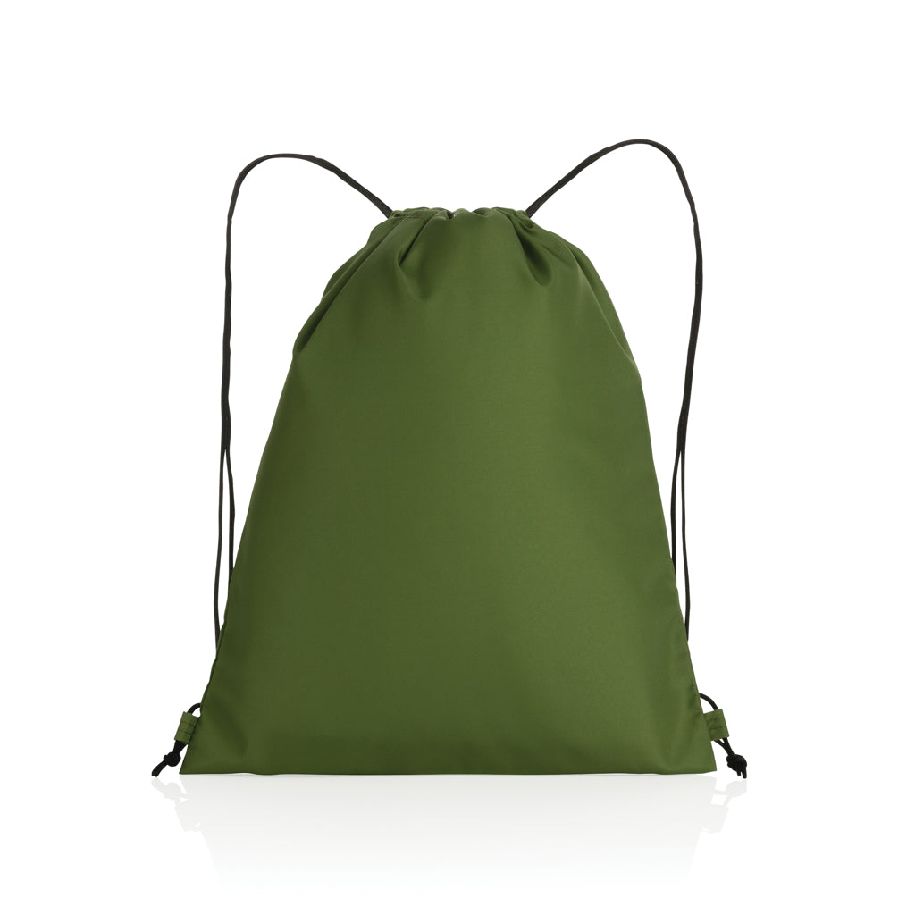 Impact AWARE™ RPET 190T drawstring bag - green, rPET