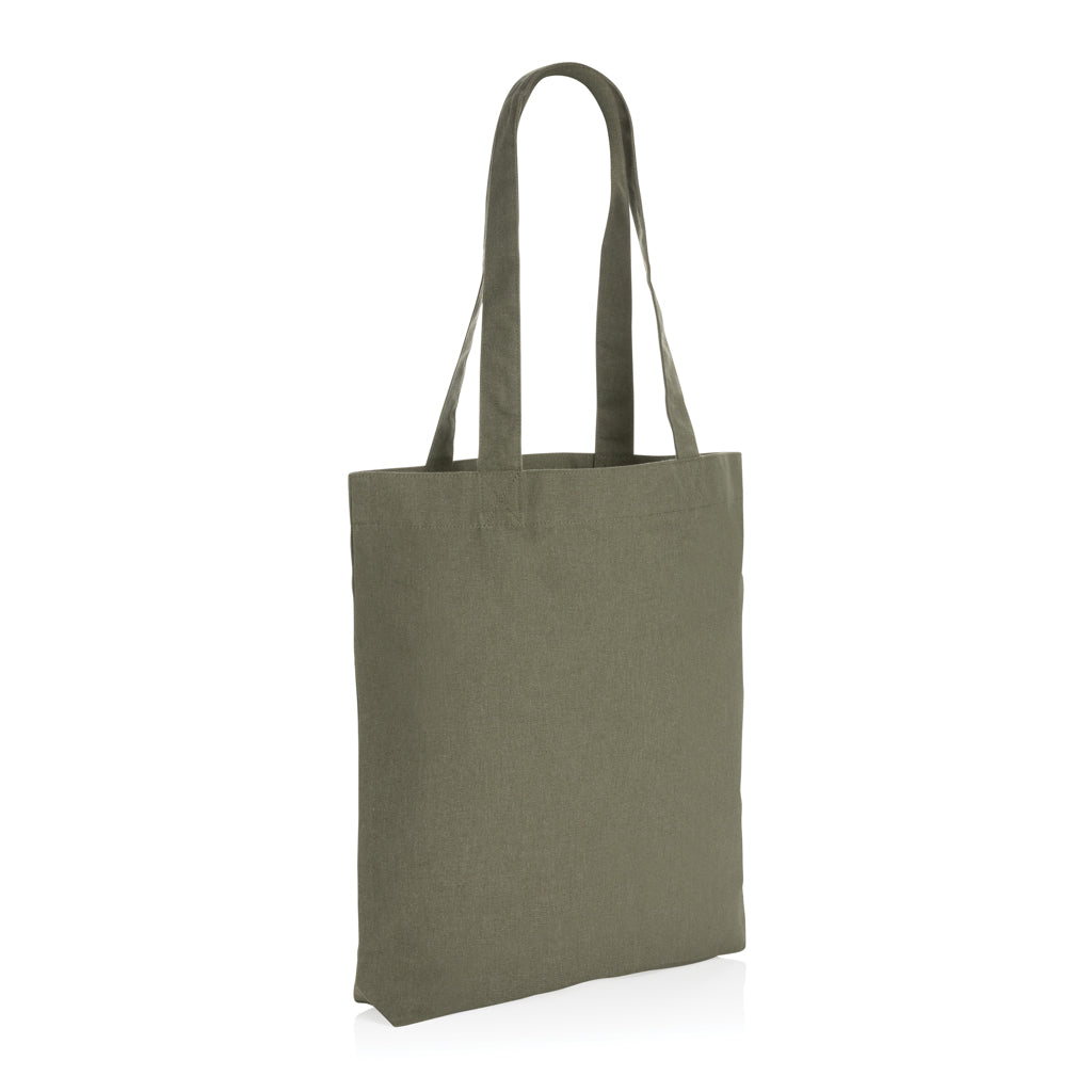 Impact AWARE™ 285gsm rcanvas tote bag undyed - green, Recycled Canvas