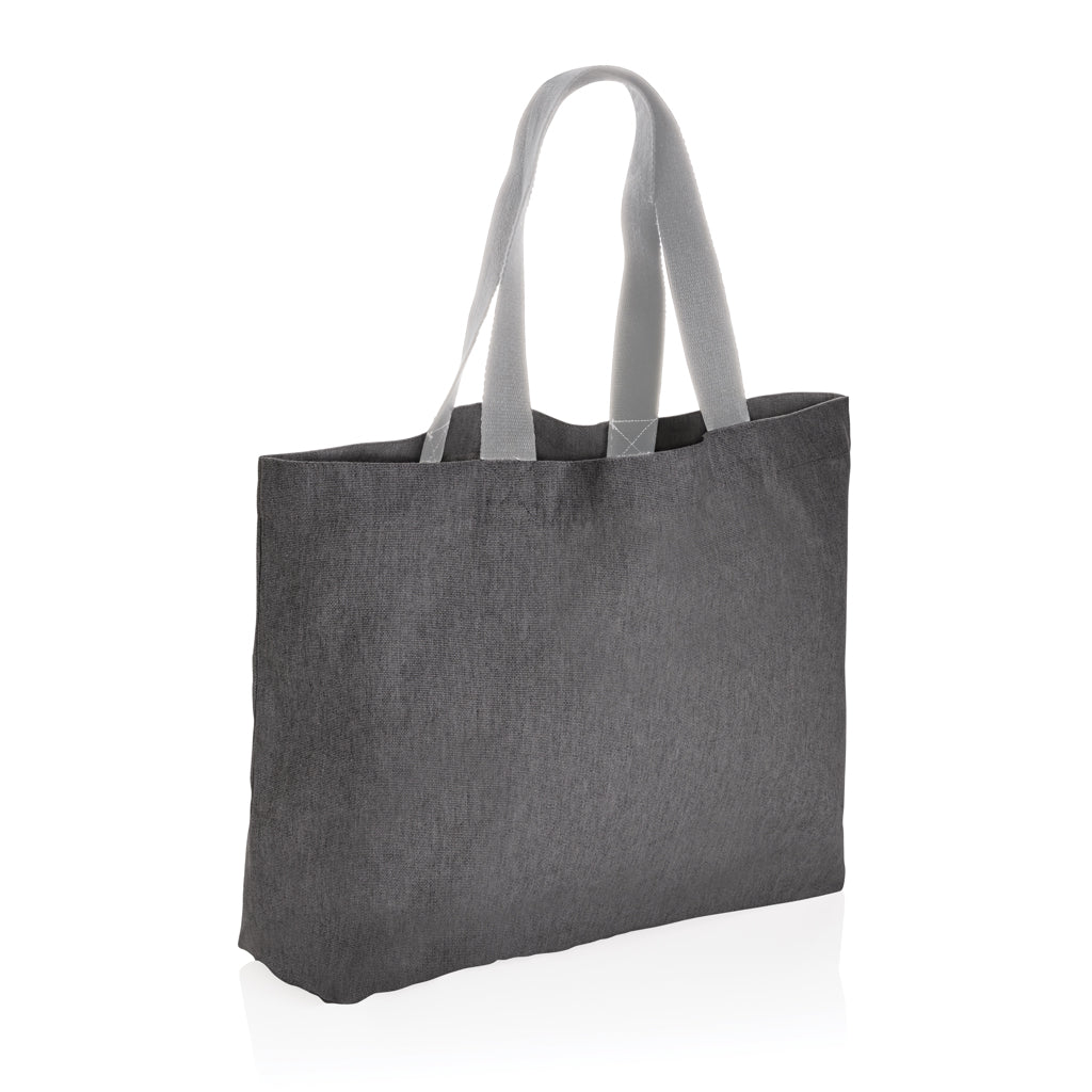 Impact Aware™ 240 gsm rcanvas large tote undyed - anthracite, Recycled Canvas