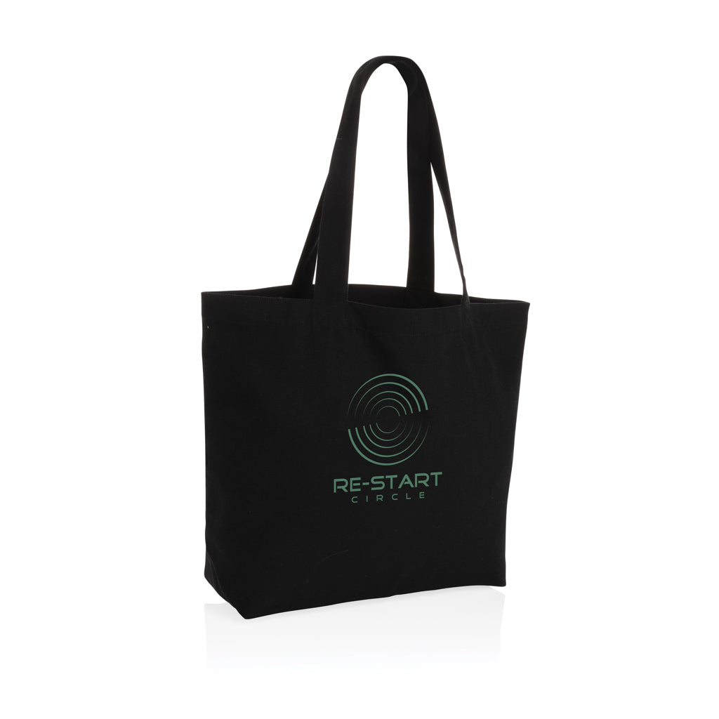 Impact Aware™ 240 gsm rcanvas shopper w/pocket undyed