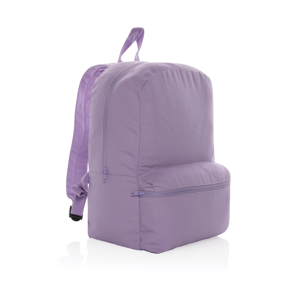 Impact Aware™ 285 gsm rcanvas backpack - lavender, Recycled Canvas
