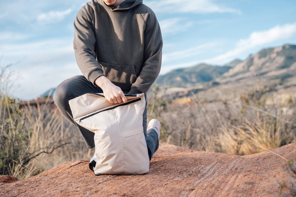 Dillon AWARE™ RPET lightweight foldable backpack