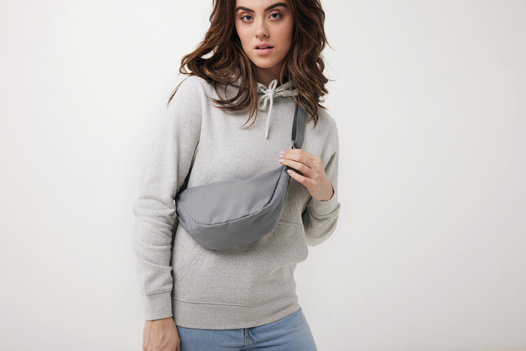 Crescent AWARE™ RPET half moon sling bag