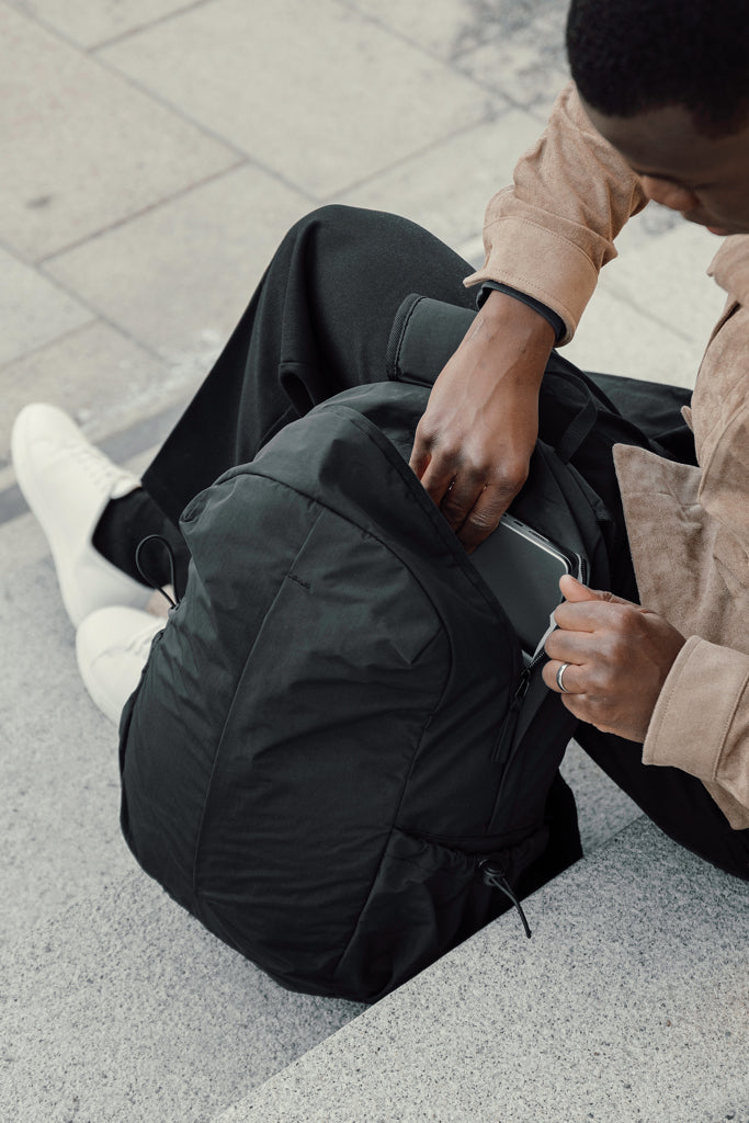 KENTO URBAN RCS recycled nylon 15.6 inch Backpack with front