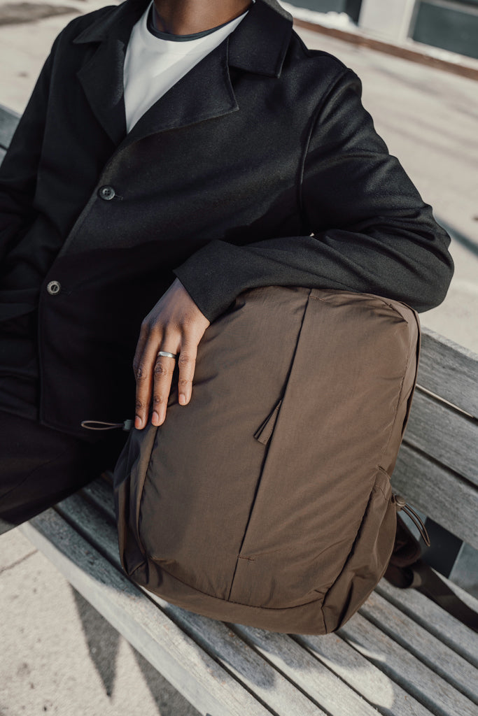 KENTO URBAN RCS recycled nylon 15.6 inch Backpack with front