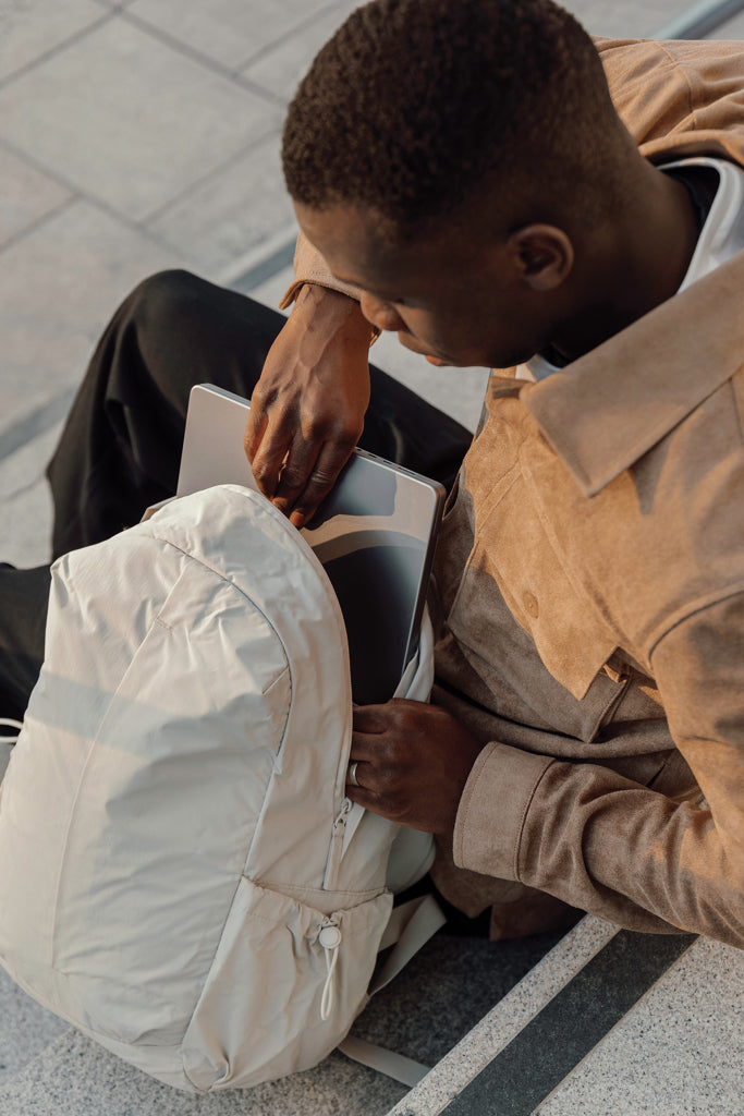 KENTO URBAN RCS recycled nylon 15.6 inch Backpack with front