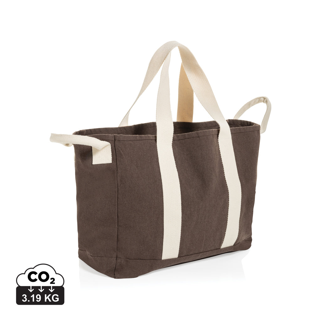 BEAU AWARE™ Beach bag 400gsm recycled canvas, with side hand
