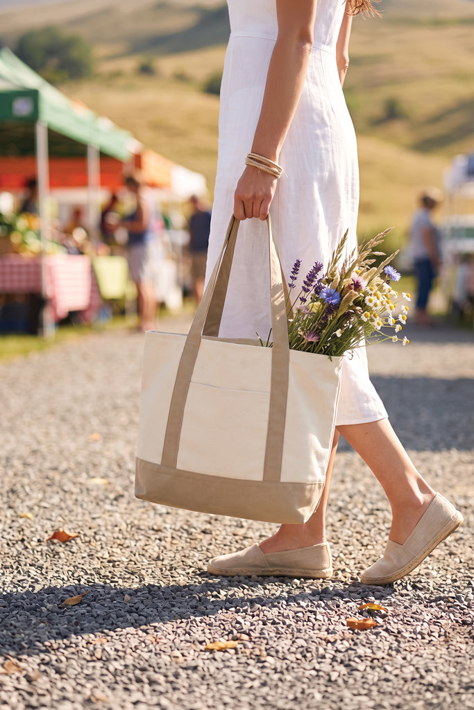 SHOP LOCAL AWARE™ recycled cotton 350gsm Tote bag