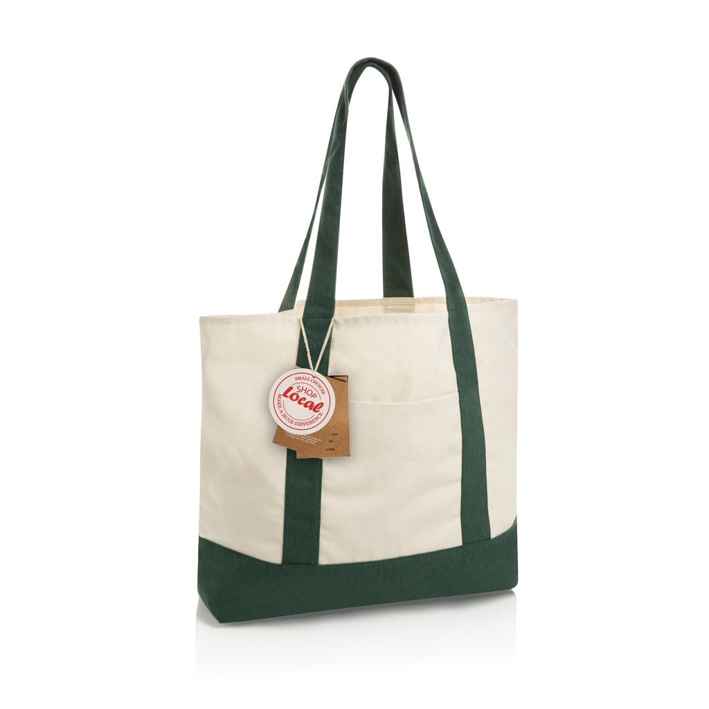 SHOP LOCAL AWARE™ recycled cotton 350gsm Tote bag
