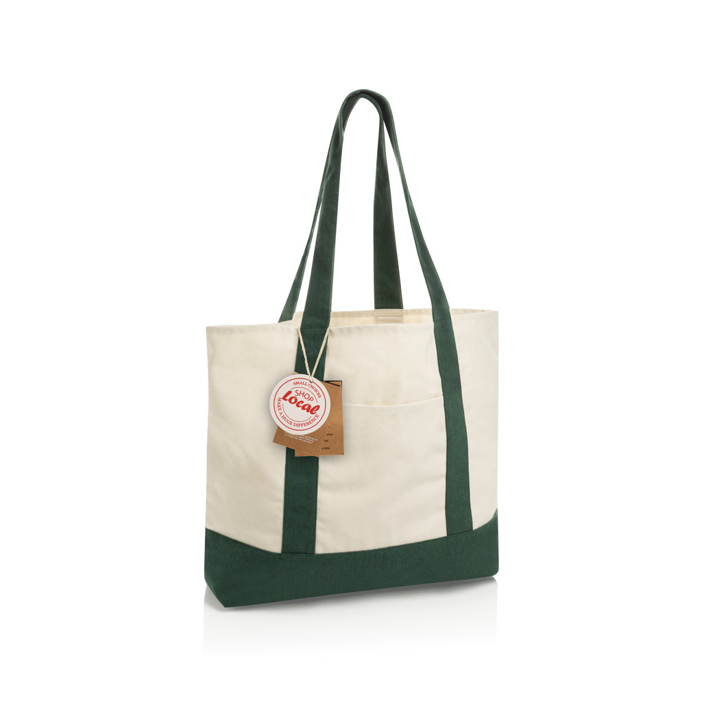 SHOP LOCAL AWARE™ recycled cotton 350gsm Tote bag