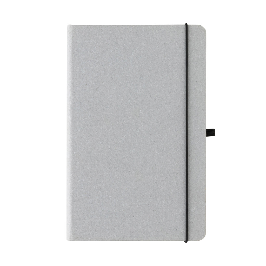 GRS Recycled leather hardcover notebook A5