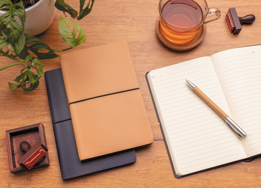 Modern deluxe softcover A5 notebook