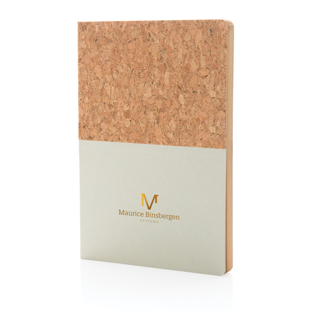 A5 cork & kraft notebook