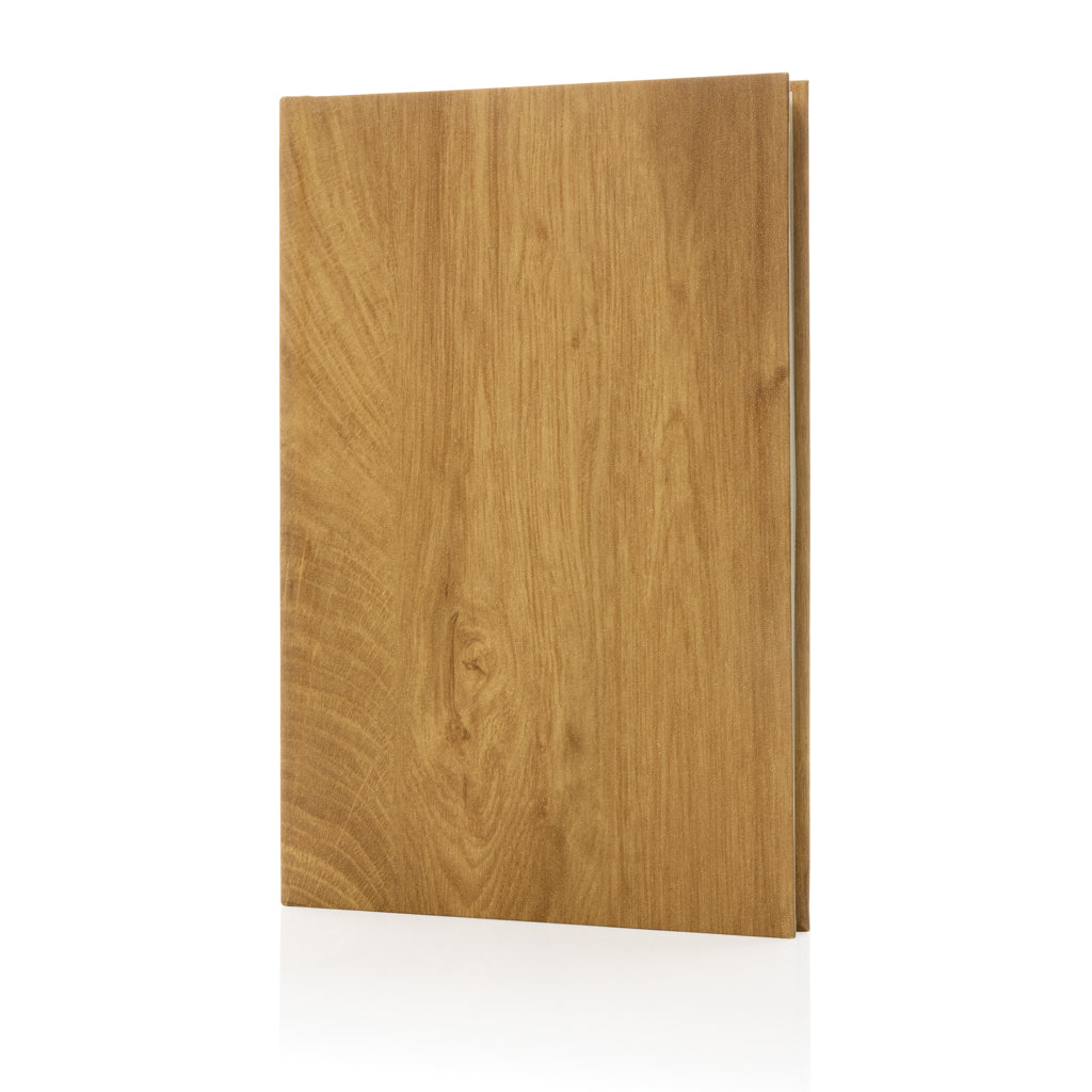 Kavana wood print A5 notebook - brown, Paper