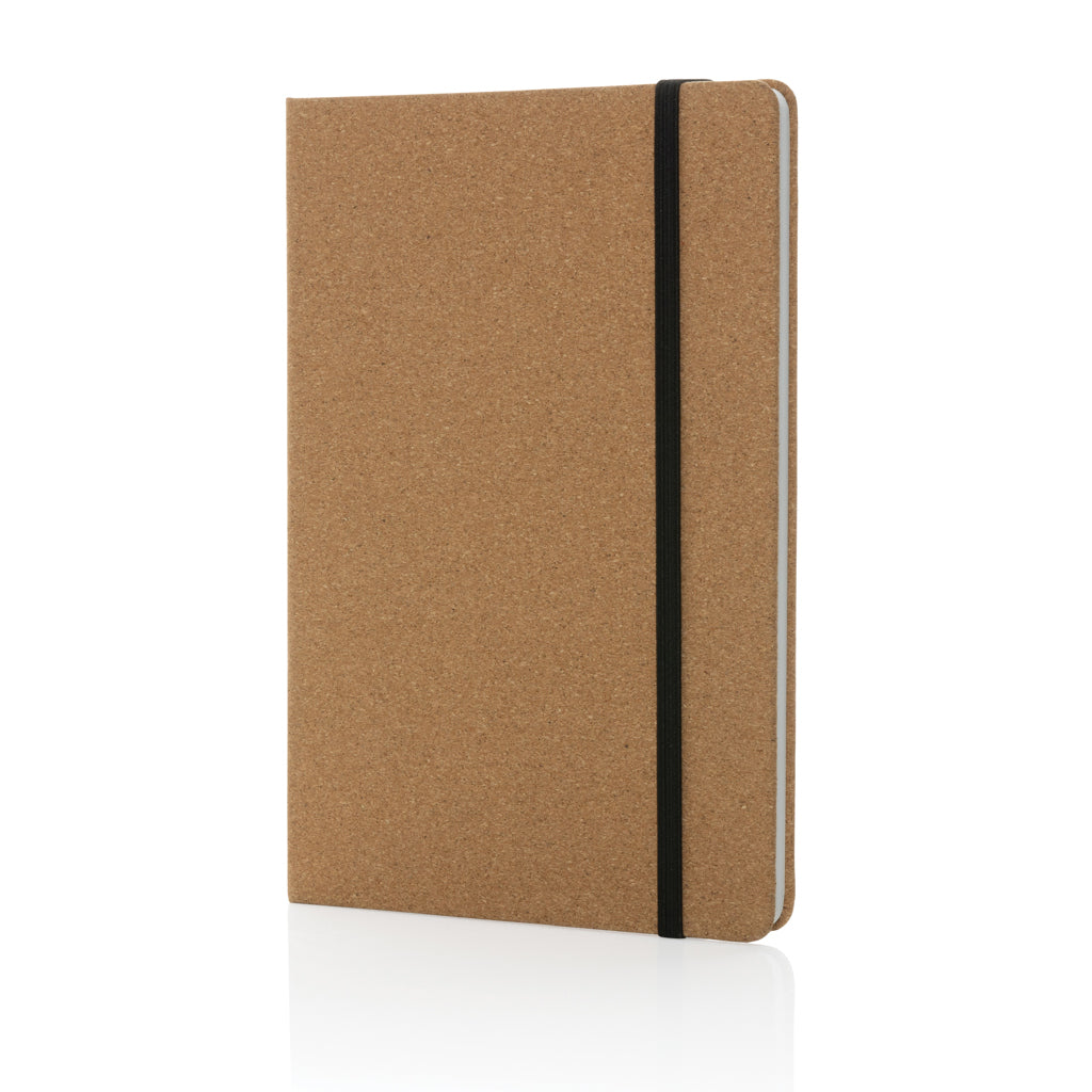 Stoneleaf A5 cork and stonepaper notebook - brown, FSC® cork,Stone paper
