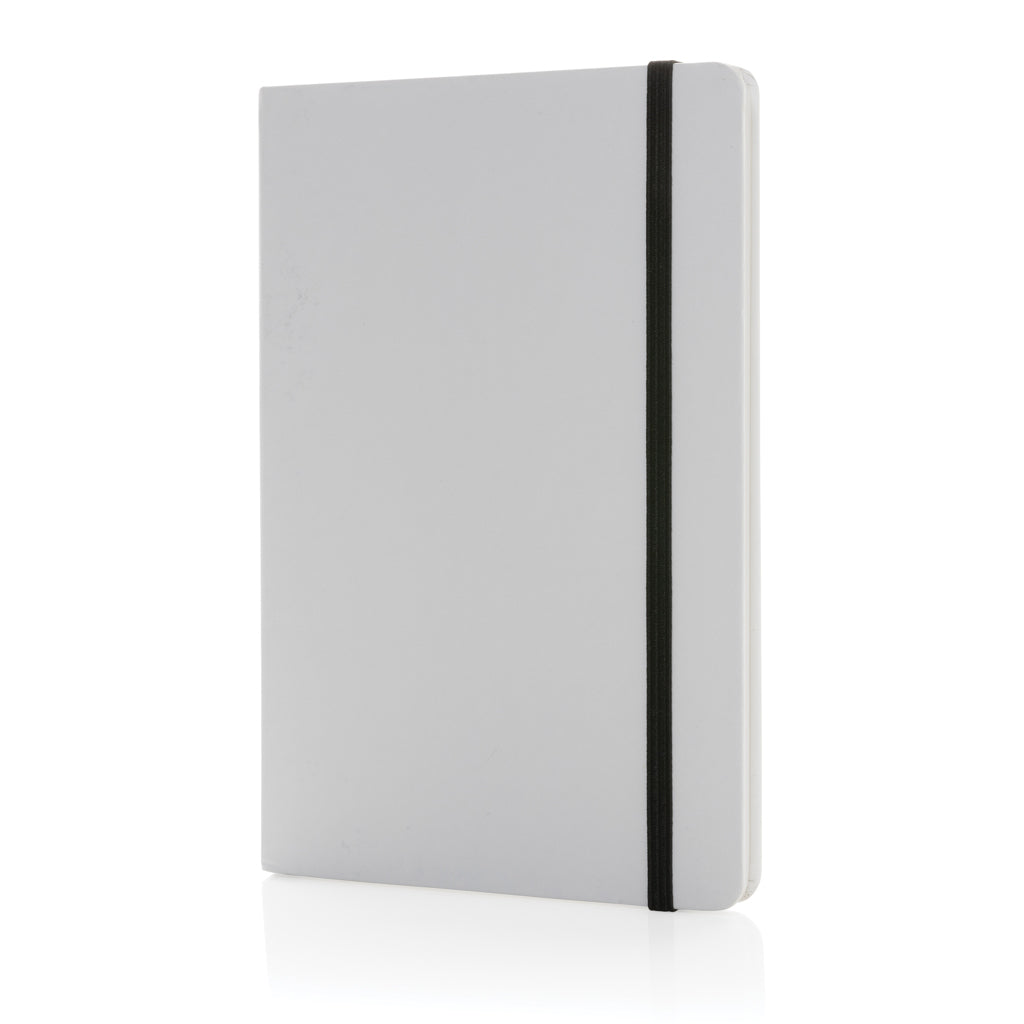 Craftstone A5 recycled kraft and stonepaper notebook - white, Stone paper,Paper