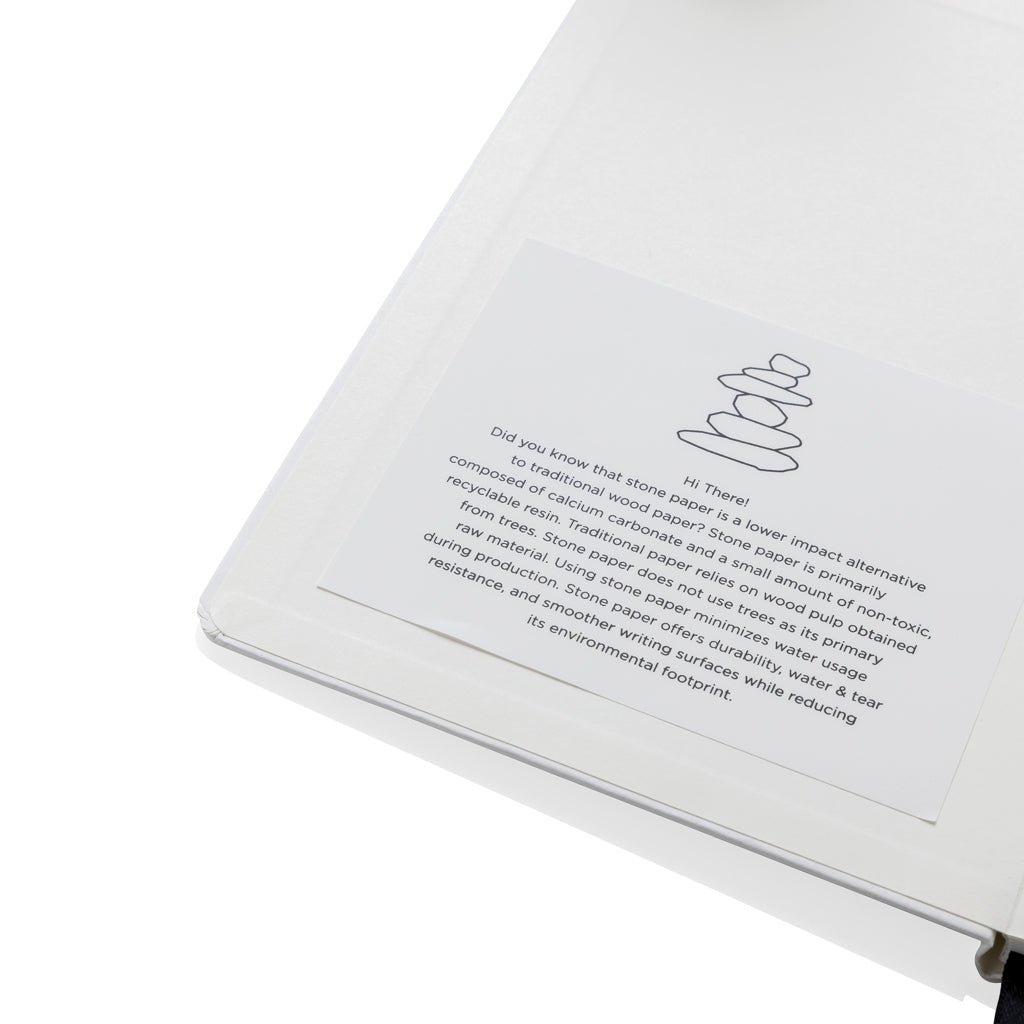 Craftstone A5 recycled kraft and stonepaper notebook