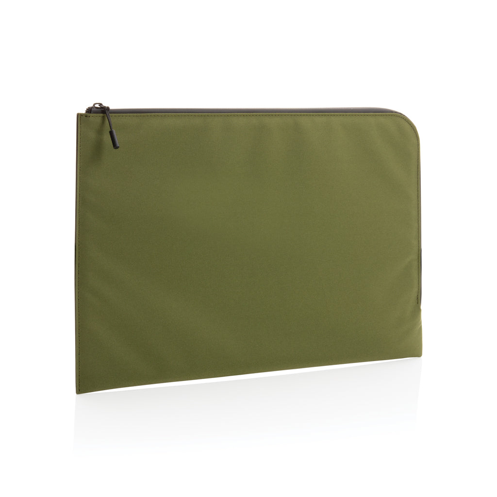 Impact Aware™ laptop 15.6' minimalist laptop sleeve - green, rPET,rPET