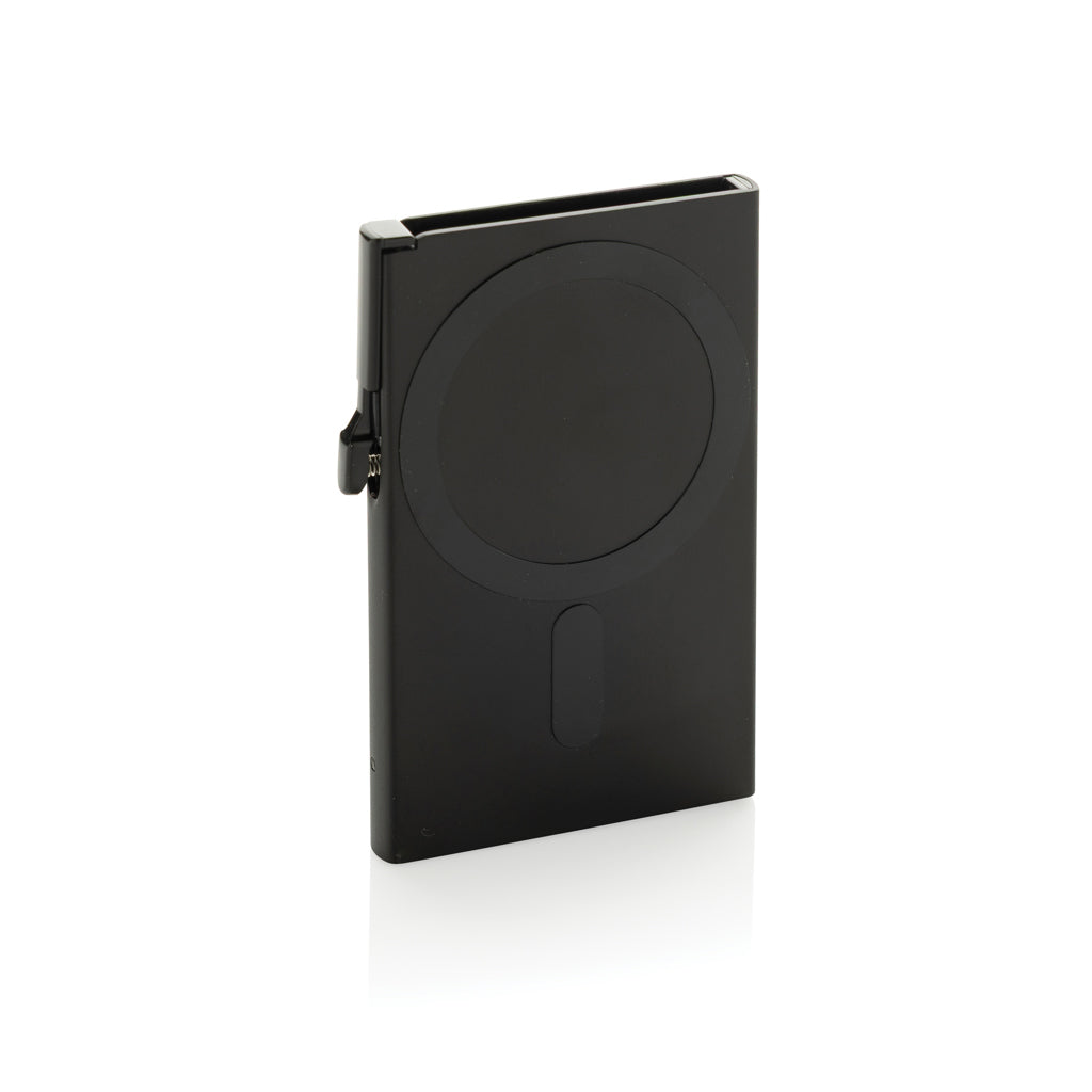 Standard aluminium RFID magnetic phone cardholder