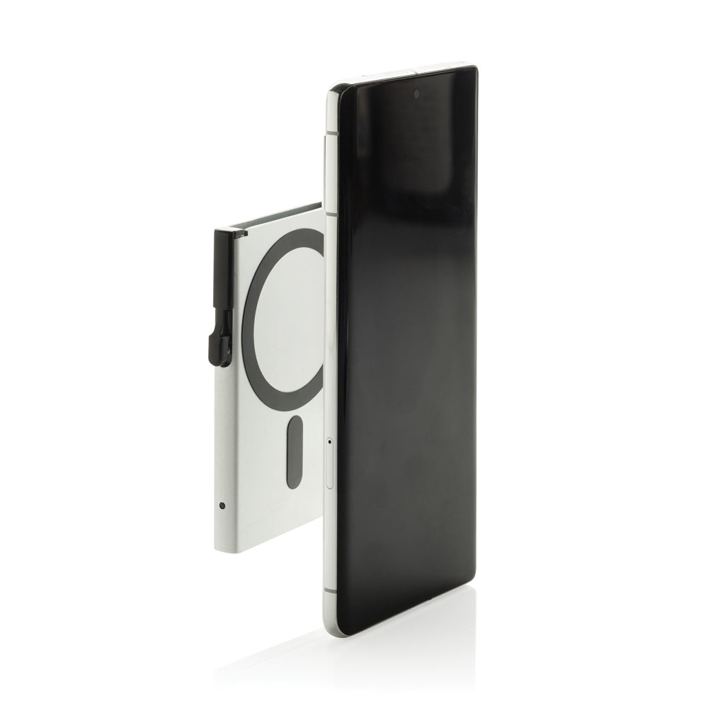 Standard aluminium RFID magnetic phone cardholder