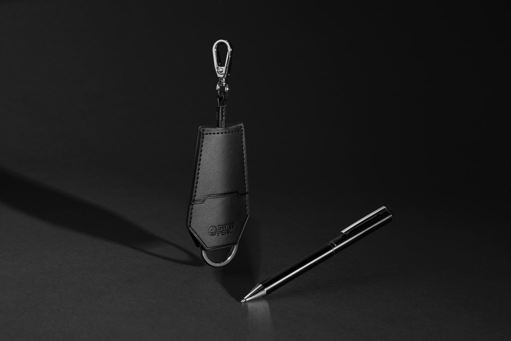 SP Tula RCS certified recycled PU key holder and pen set