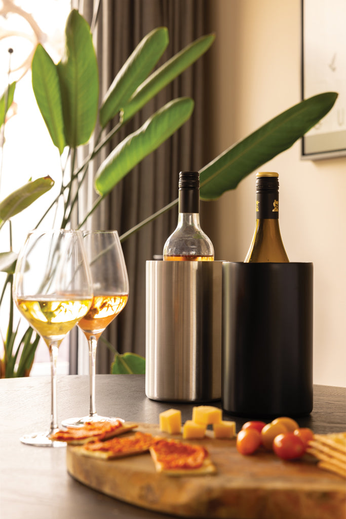 Vino RCS certified recycled stainless steel wine bucket