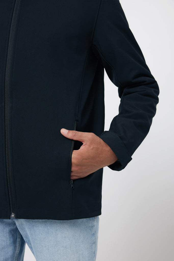 IQONIQ Makalu men recycled polyester soft shell jacket