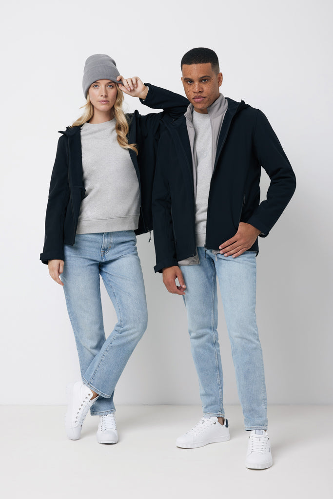 IQONIQ Makalu men recycled polyester soft shell jacket