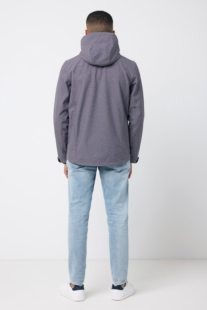 IQONIQ Makalu men recycled polyester soft shell jacket