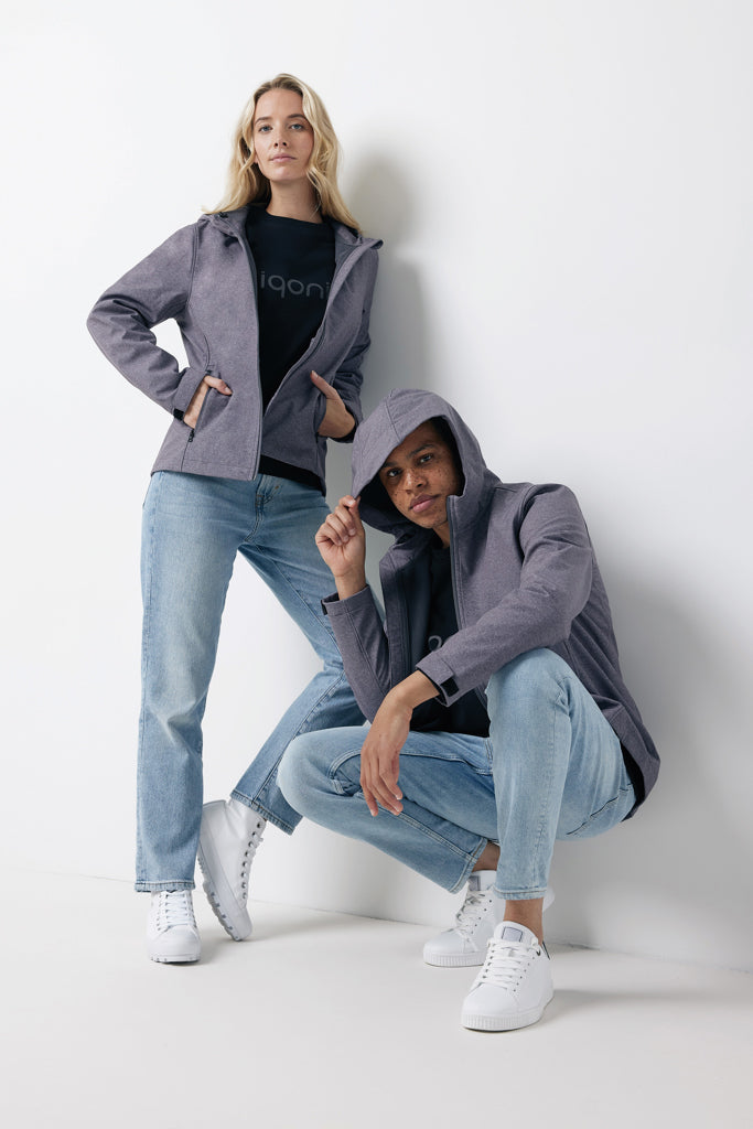 IQONIQ Makalu men recycled polyester soft shell jacket