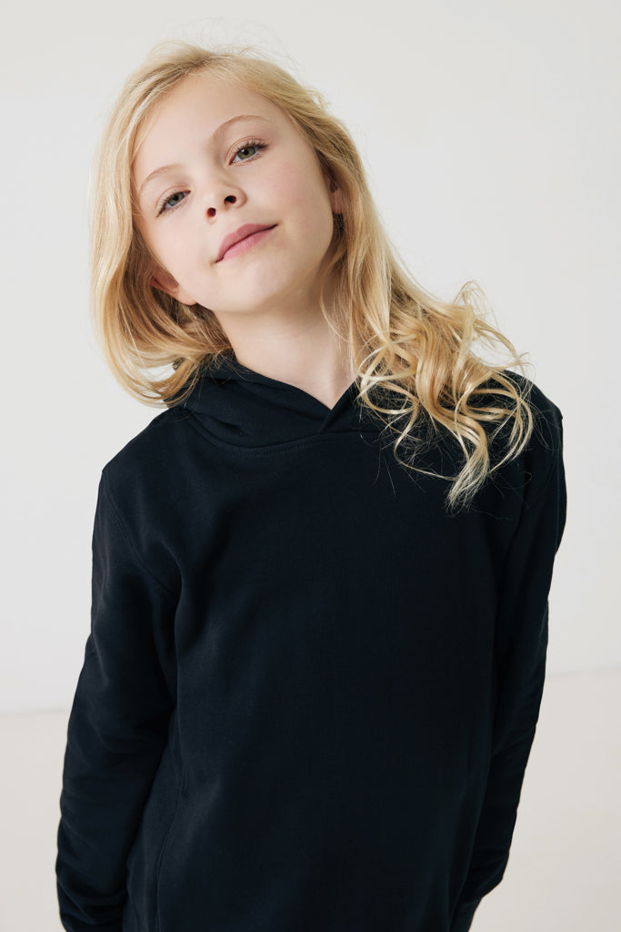 IQONIQ Yengo kids recycled cotton hoodie with sidepockets