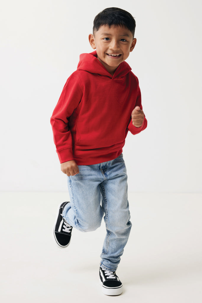 IQONIQ Yengo kids recycled cotton hoodie with sidepockets