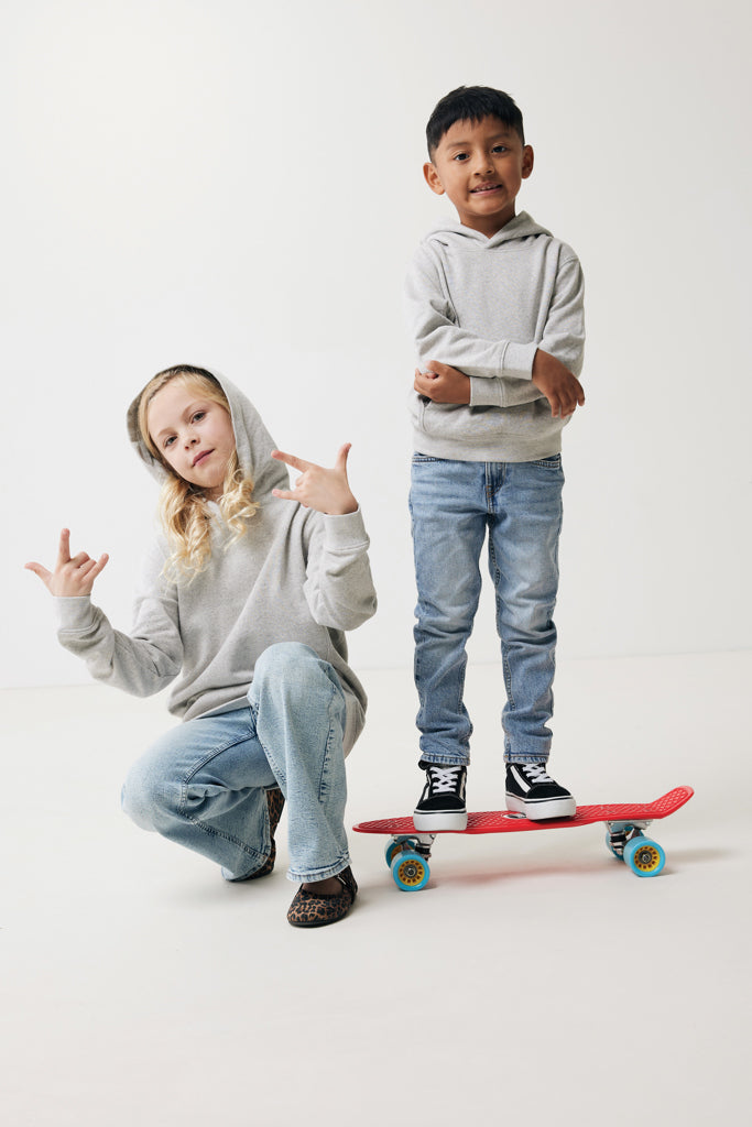 IQONIQ Yengo kids recycled cotton hoodie with sidepockets