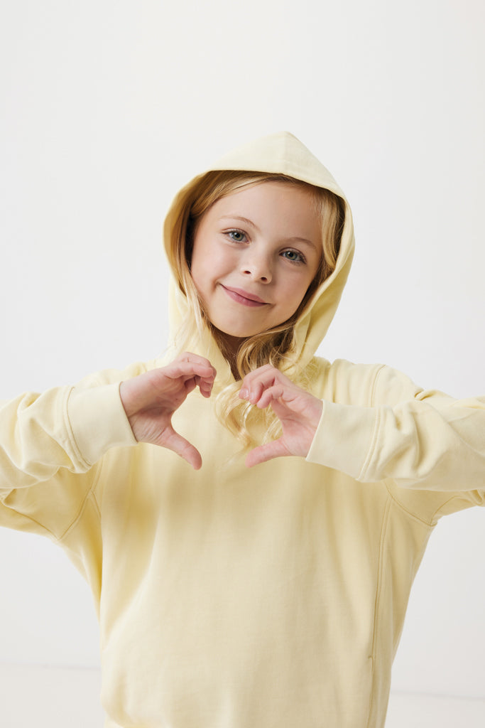 IQONIQ Yengo kids recycled cotton hoodie with sidepockets