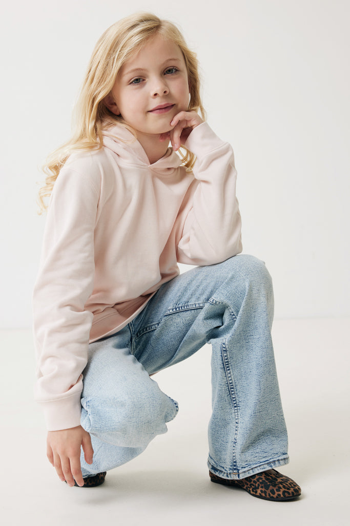 IQONIQ Yengo kids recycled cotton hoodie with sidepockets