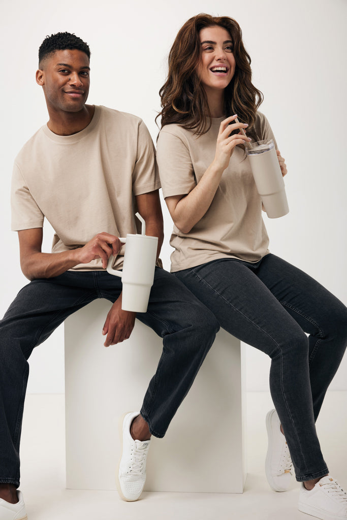 IQONIQ Kakadu relaxed recycled cotton t-shirt