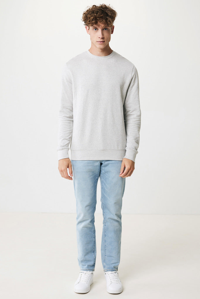 IQONIQ Denali recycled cotton crew neck undyed