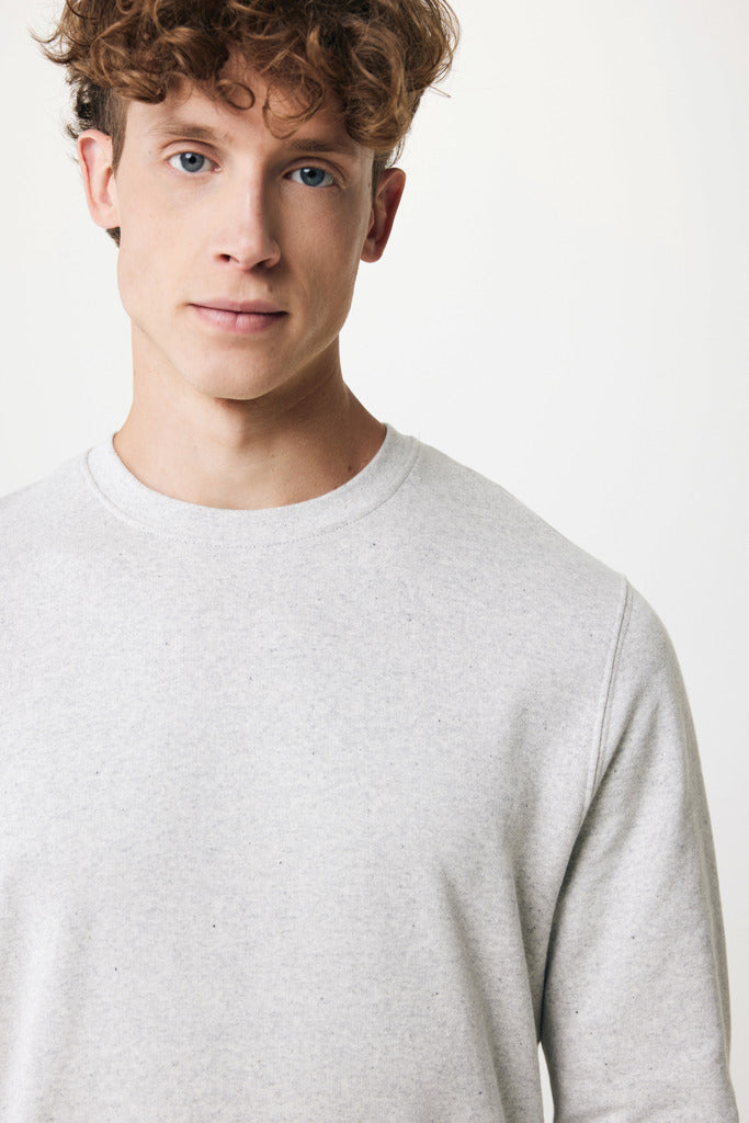 IQONIQ Denali recycled cotton crew neck undyed
