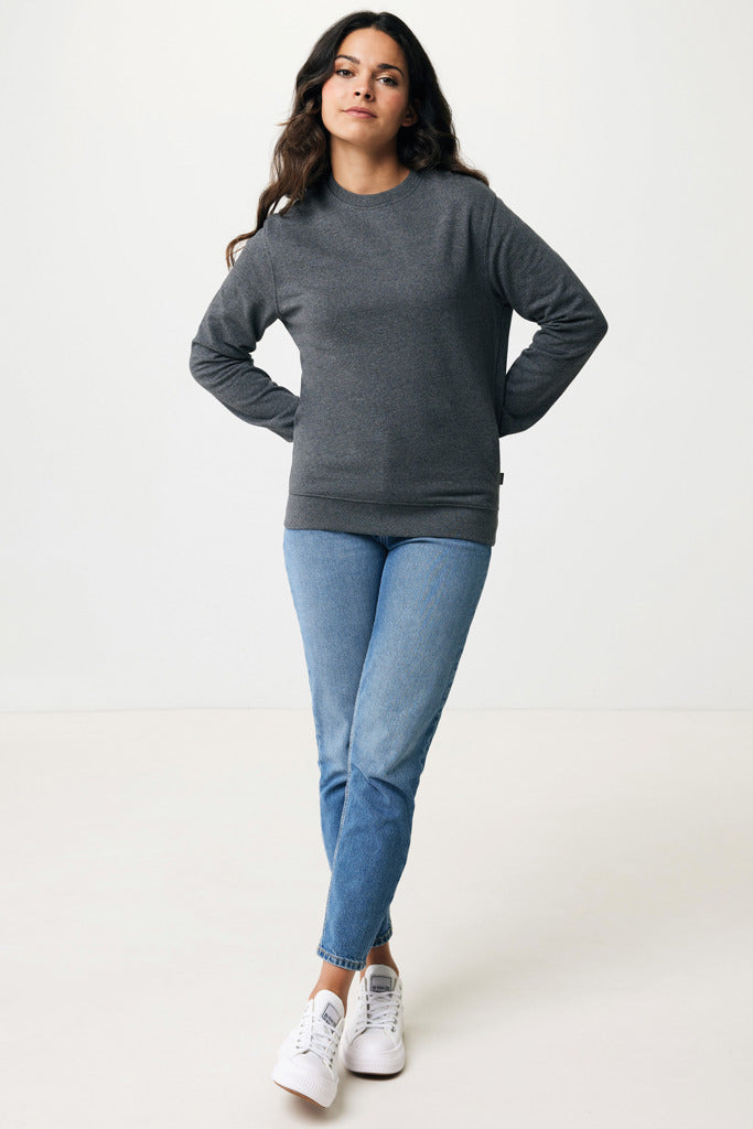 IQONIQ Denali recycled cotton crew neck undyed