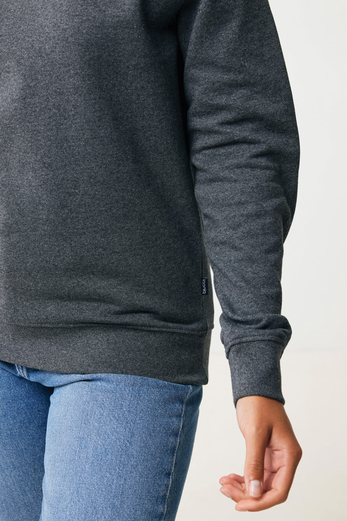 IQONIQ Denali recycled cotton crew neck undyed