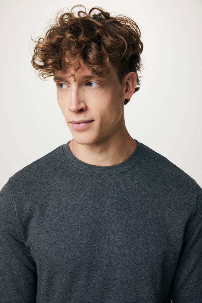 IQONIQ Denali recycled cotton crew neck undyed
