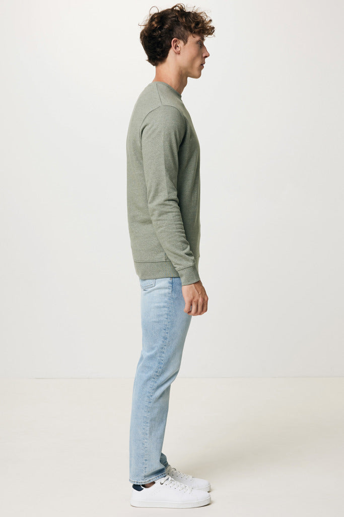 IQONIQ Denali recycled cotton crew neck undyed
