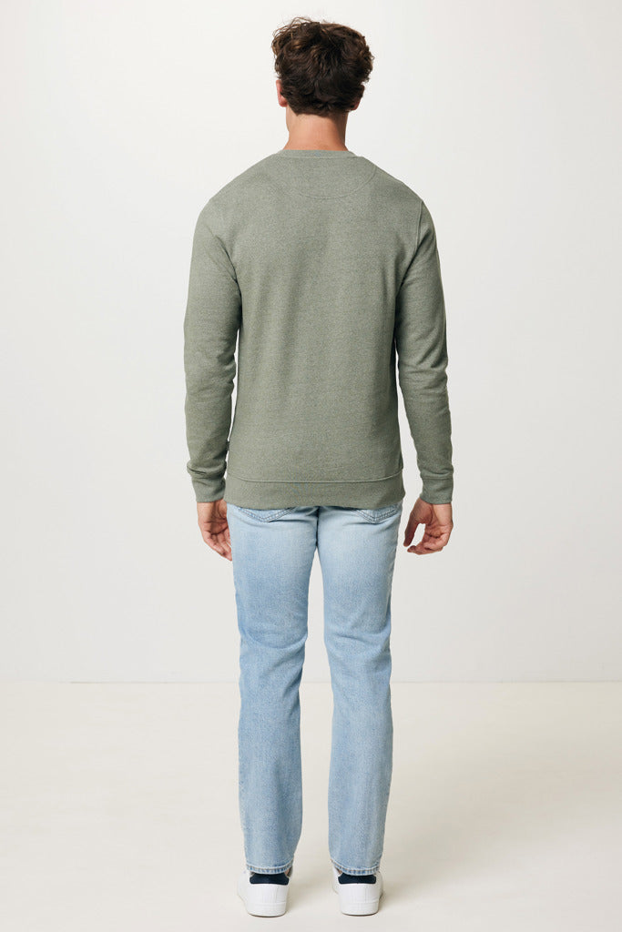 IQONIQ Denali recycled cotton crew neck undyed