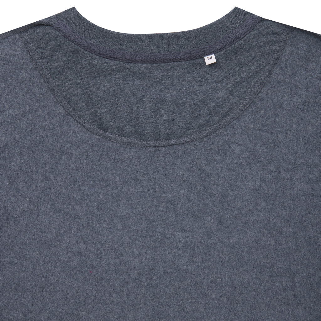 IQONIQ Denali recycled cotton crew neck undyed